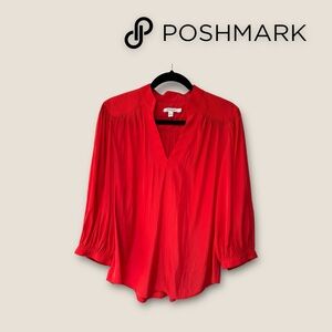 Chicos Dress Top Vneck 3/4 Sleeves Size 12